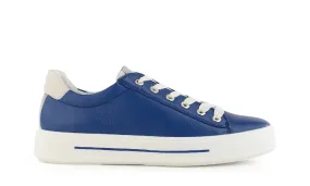 Ara - Courtyard Lace-Up Trainer Cobalt