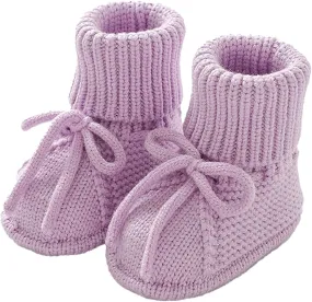 Baby Booties Newborn Sock Shoes Hand Knitting Crochet Infant Boy Girl Cozy Shoes Indoor Breathable First Walking Shoes