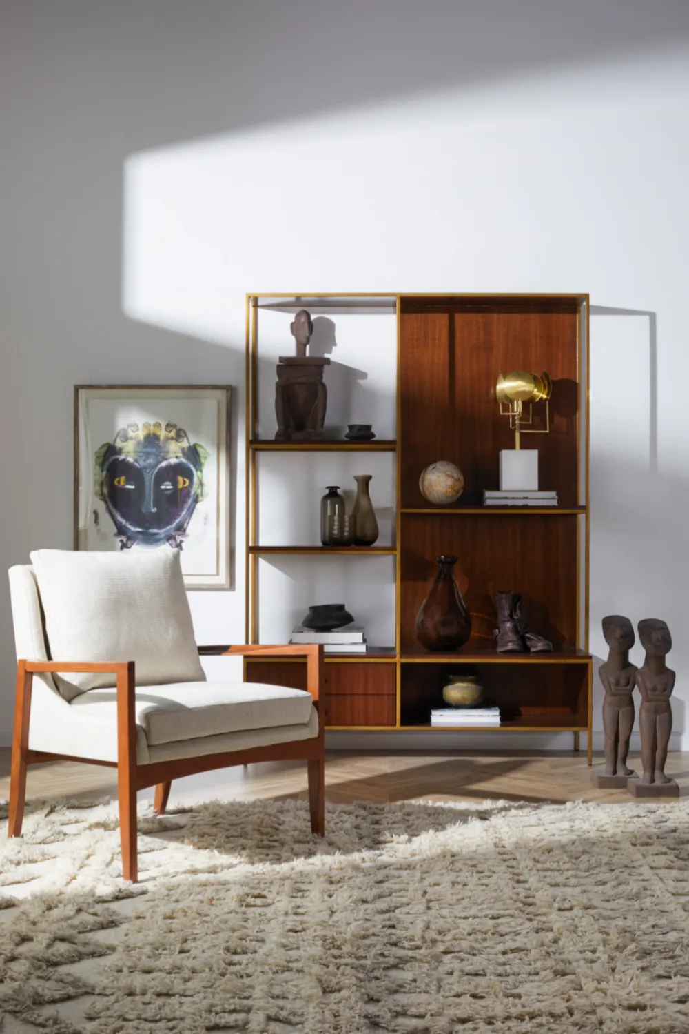 Beech Frame Natural Upholstery Chair | Andrew Martin Tarlow