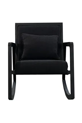 Black Modern Rocking Chair | Andrew Martin Jed