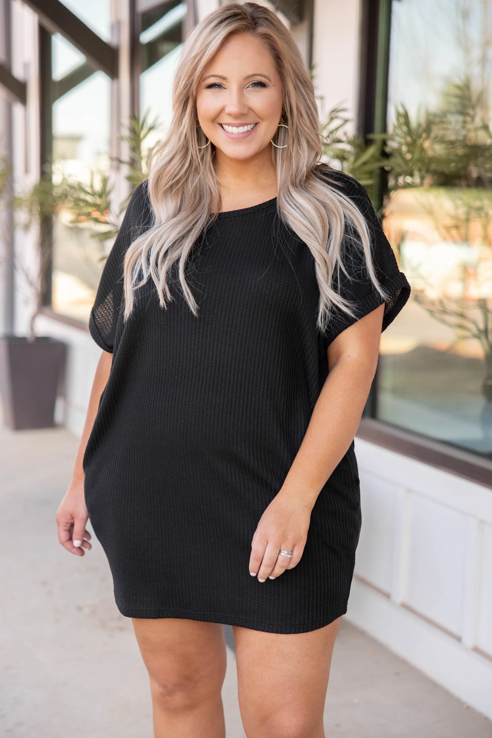 Bright Lights, Big City Dress, Black