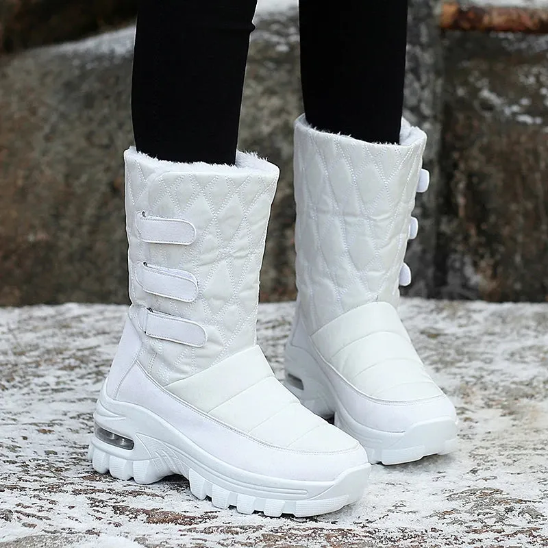 Cuzcare Women Orthopedic Boots Nonslip Midcalf Snow Shoes