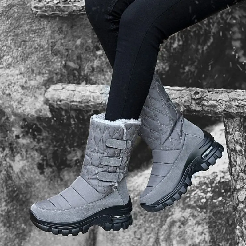 Cuzcare Women Orthopedic Boots Nonslip Midcalf Snow Shoes