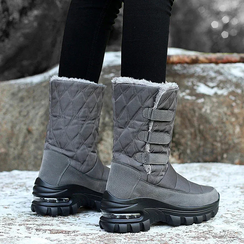 Cuzcare Women Orthopedic Boots Nonslip Midcalf Snow Shoes