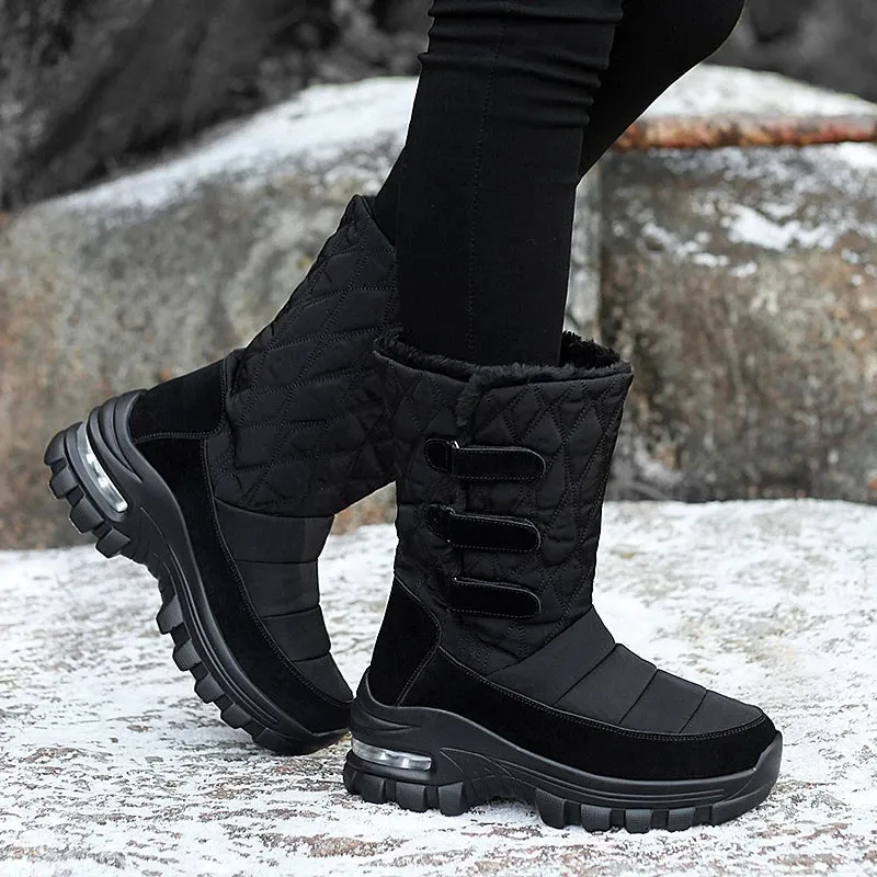 Cuzcare Women Orthopedic Boots Nonslip Midcalf Snow Shoes