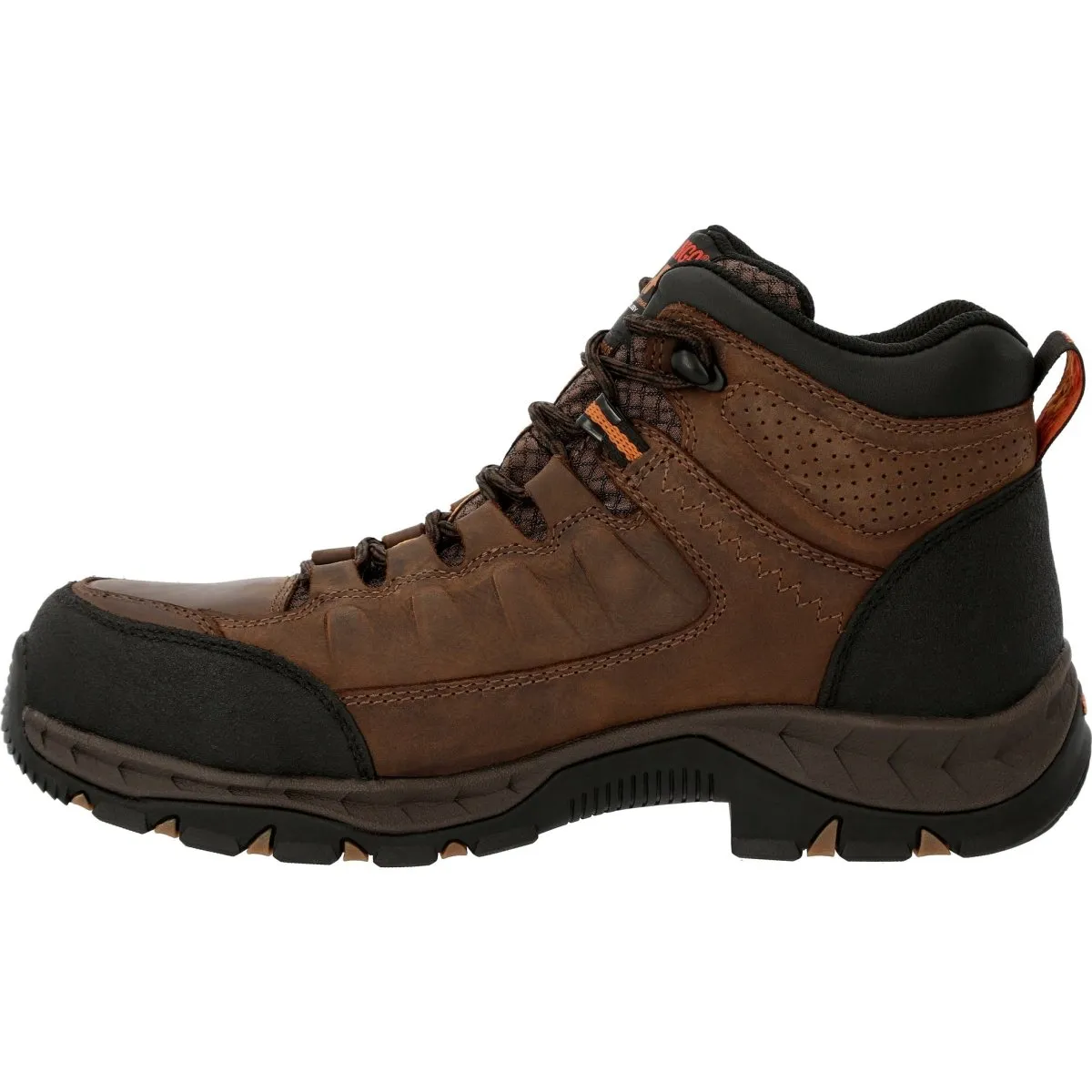 Durango Renegade Xp 5" Men's Timber Brown Alloy Toe Waterproof Hiker Boots Ddb0363 In Rodeo Tan