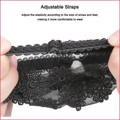 Elastic Lace Heels Support for High Heels in Multiple Colors