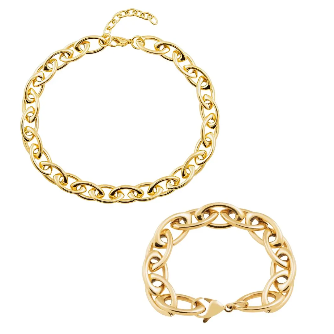 Frankie Oval Link Set