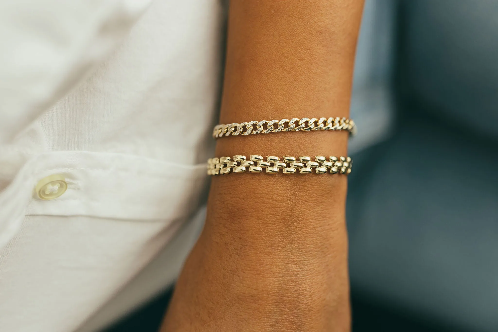 Gold Panther Bracelet
