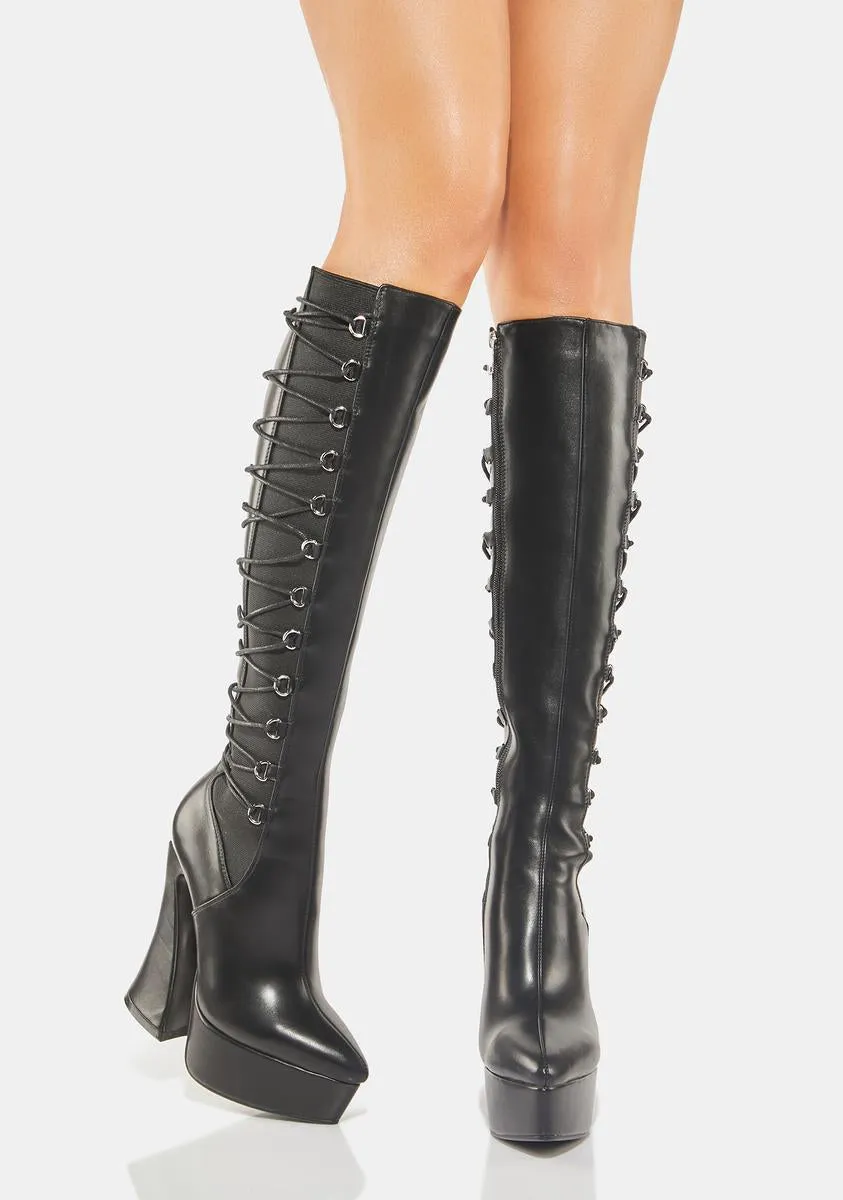 High Profile Knee High Boots