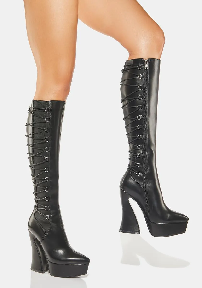 High Profile Knee High Boots