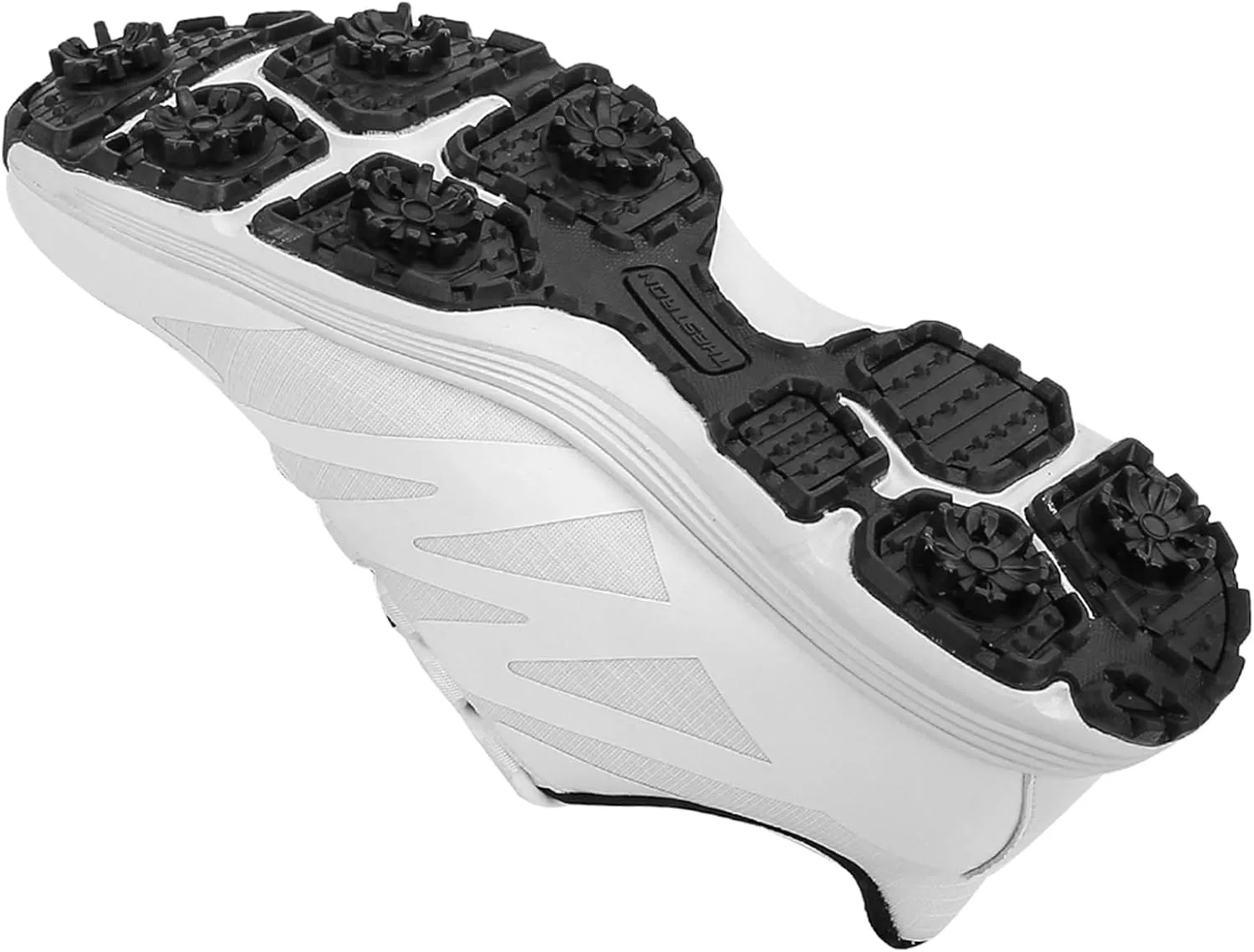 JiuQing Spikes Golf Shoes Men Professional Golfing Trainers Breathable Lightweight Outdoor Anti Slip Footwear