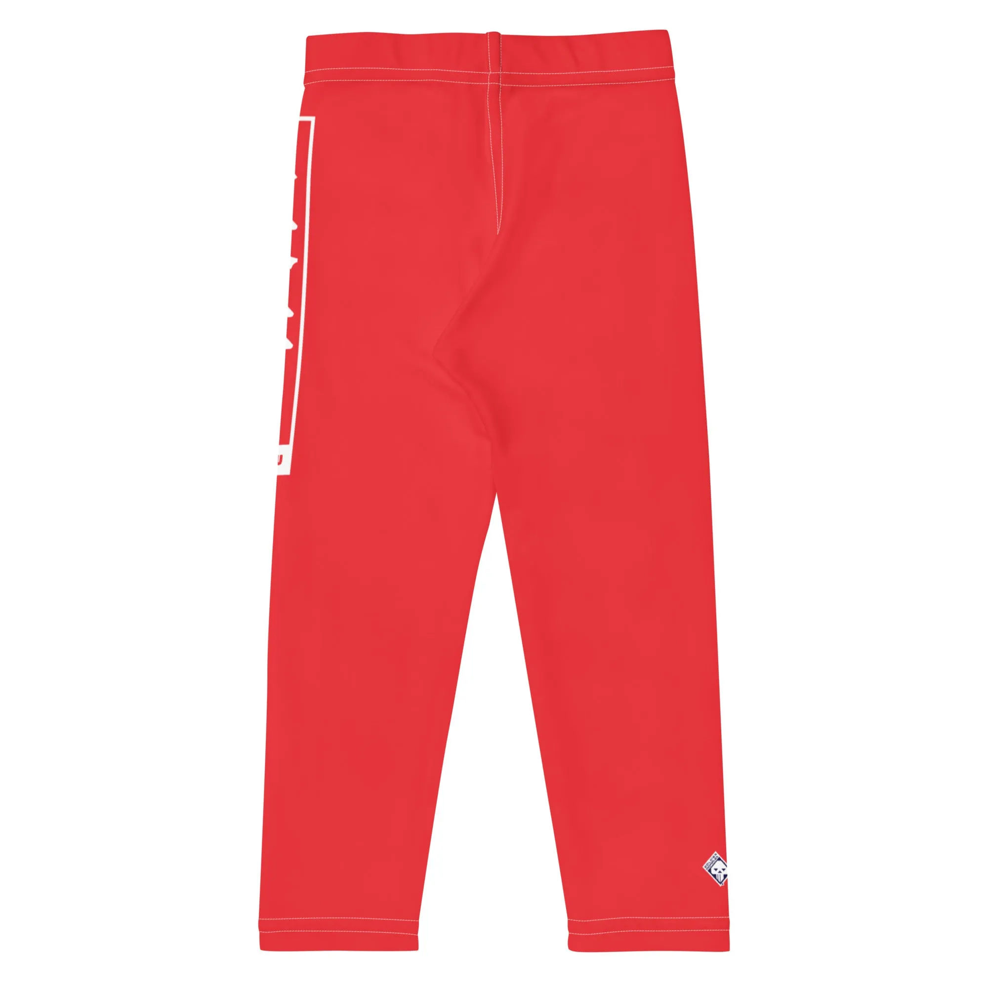 Kids' Girls Yoga Pants Workout Leggings Jiu-Jitsu 001 - Scarlet
