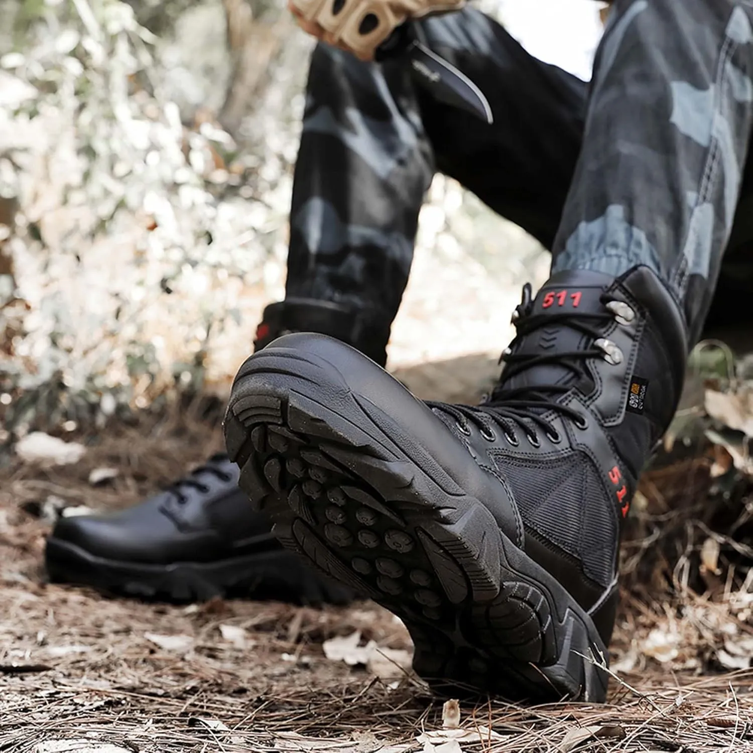 Large size field training, battlefield training, military boots, combat boots, snow boots, men's shoes
