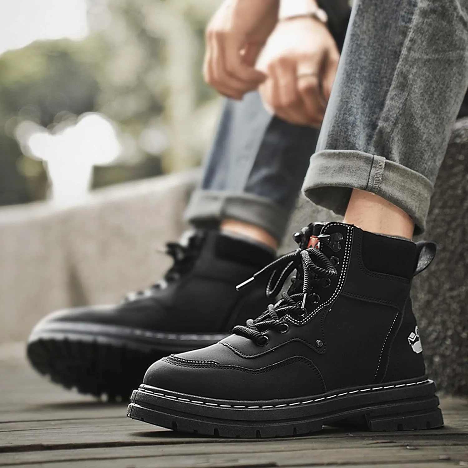 Large size snow boots, cotton shoes, men's outdoor field training, battlefield training, military boots