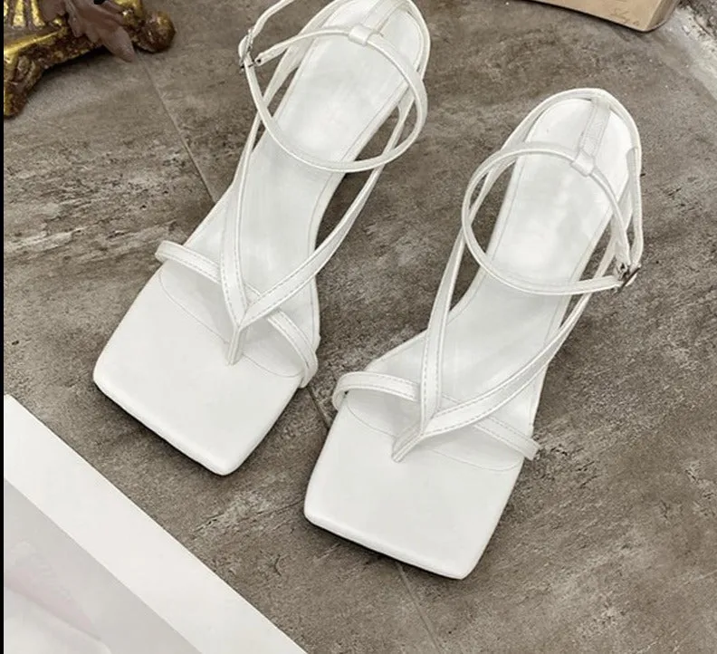 Layla Square Toe High Heel