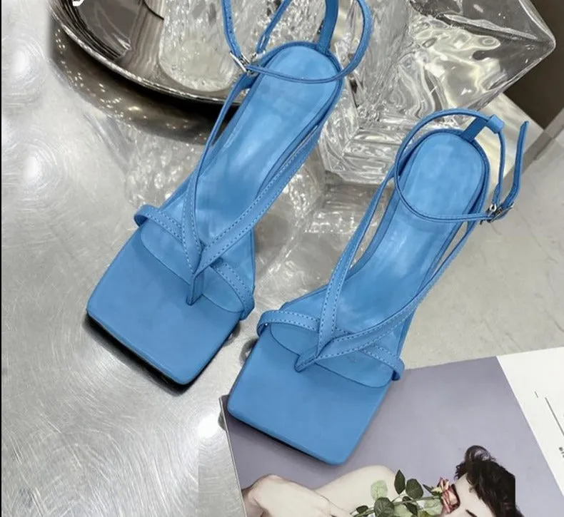 Layla Square Toe High Heel
