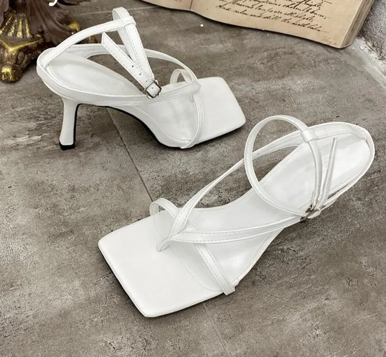 Layla Square Toe High Heel