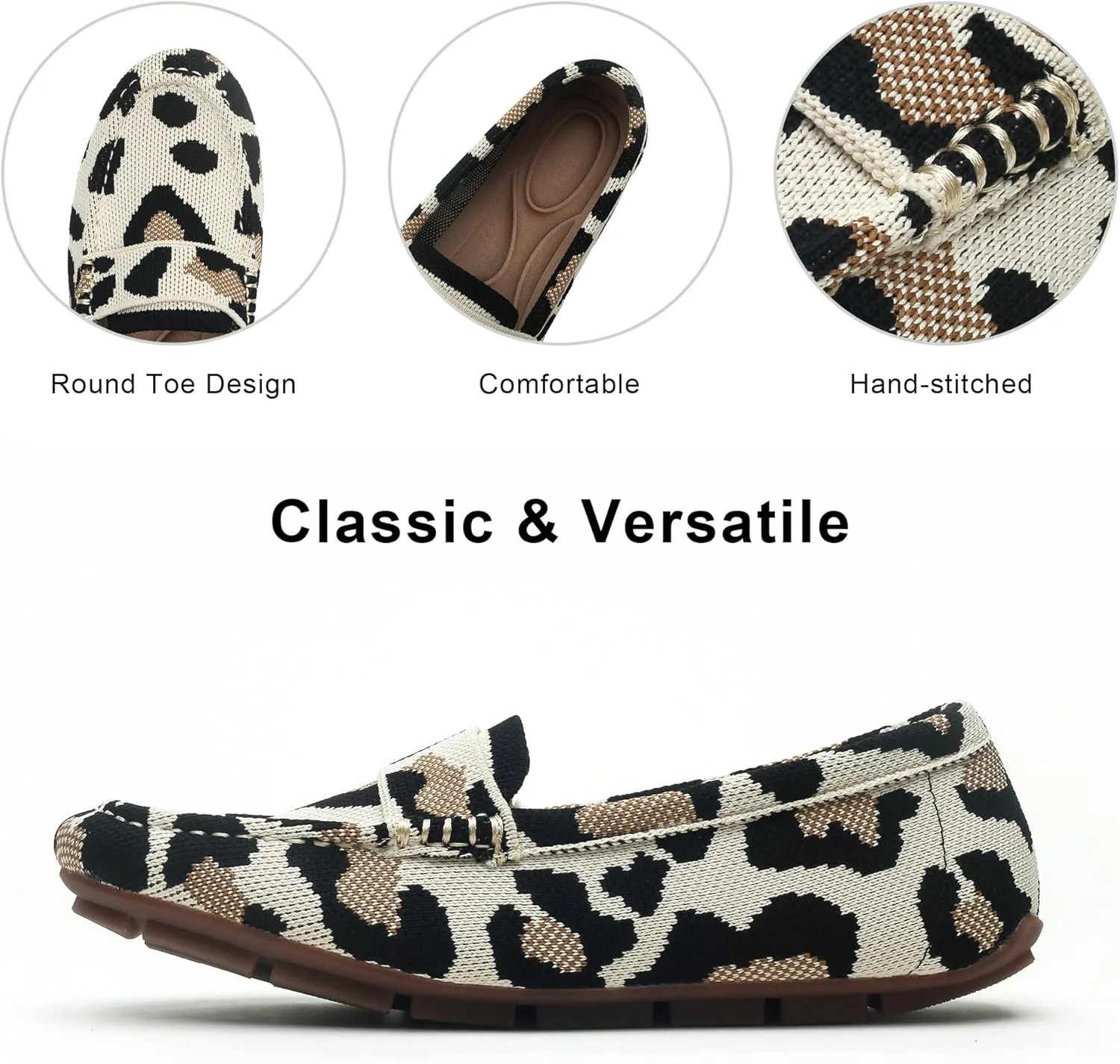 Loafer Shoes for Women Comfortable Casual Women's Loafer Shoes Flat Shoes