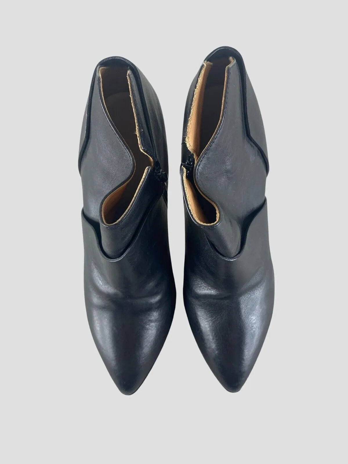 Maison Martin Margiela black leather ankle boots size UK7/US9