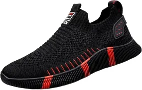 MSYINGL Men's Outdoor Hiking Orthopedic Shoes,Slip On Resistant Fitness Walking Comfort Sneakers Lightweight Casual Breathable Loafer Sneakers
