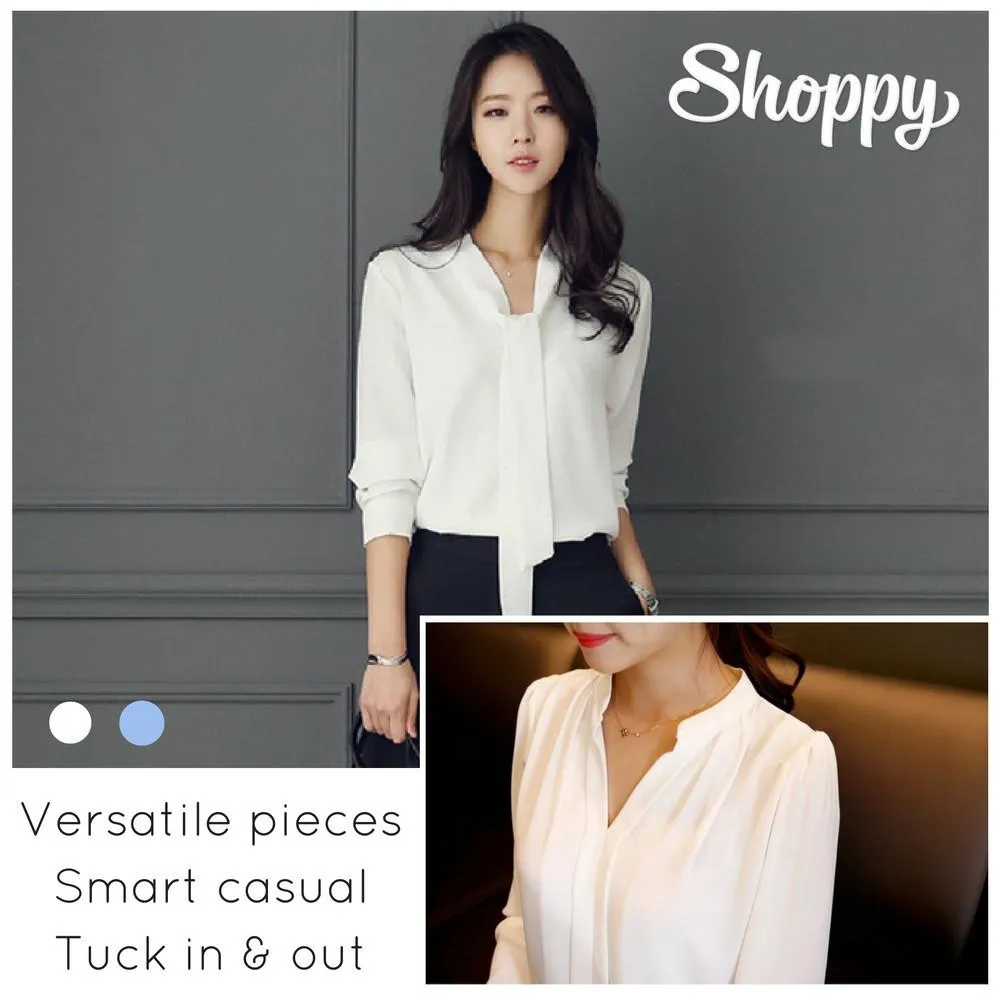 Shoppy Assorted Women's Casual Office Shirt Blouse