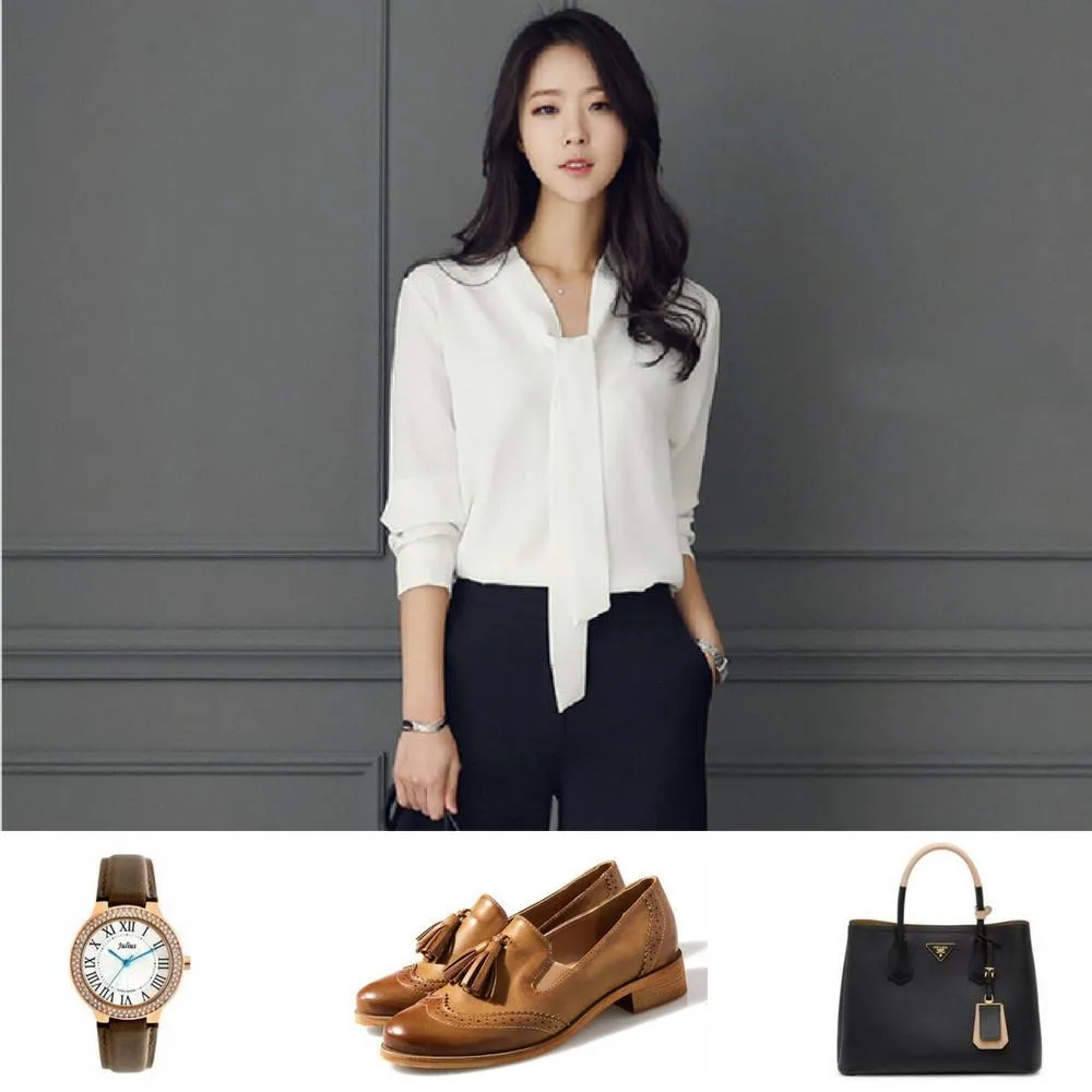 Shoppy Assorted Women's Casual Office Shirt Blouse