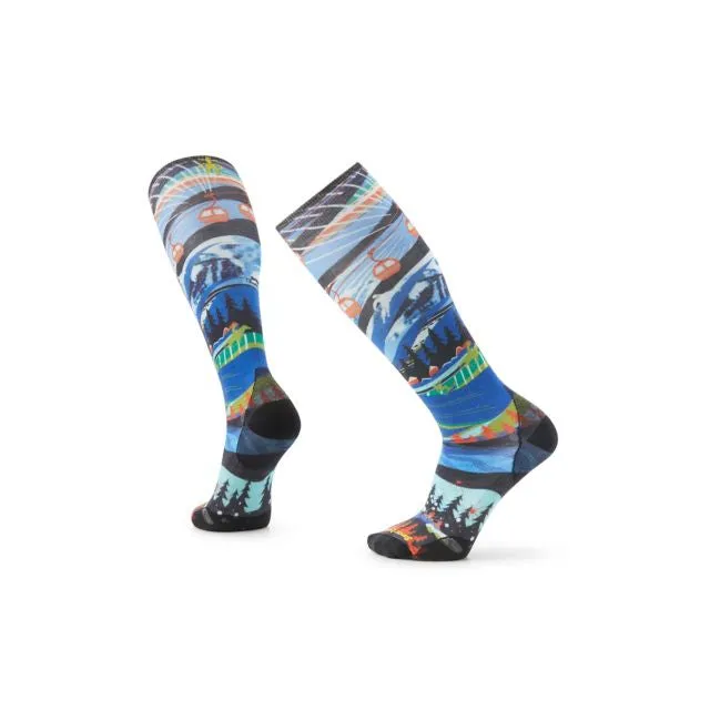 Ski Zero Cushion Skication Print OTC Socks