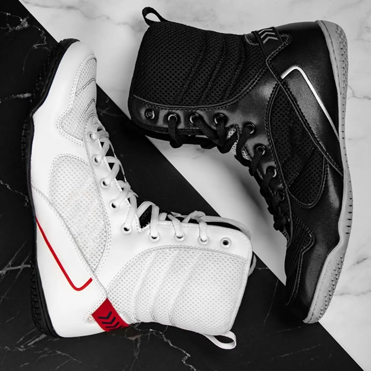 Wrestling Shoes Boxing Boots for Men Pro Fighting Boots and Training Workout Shoes Breathable Fighting Sports Training Footwear