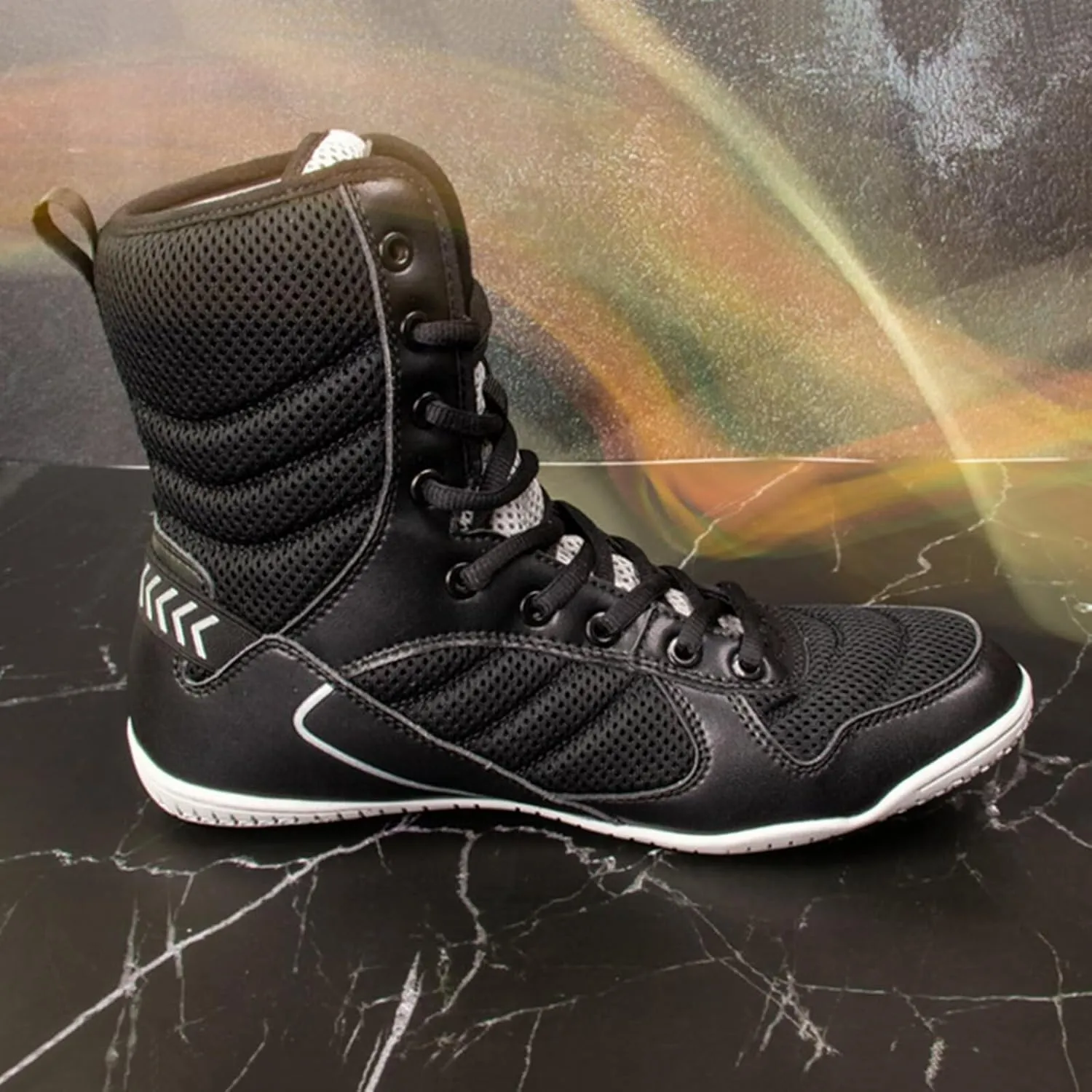 Wrestling Shoes Boxing Boots for Men Pro Fighting Boots and Training Workout Shoes Breathable Fighting Sports Training Footwear