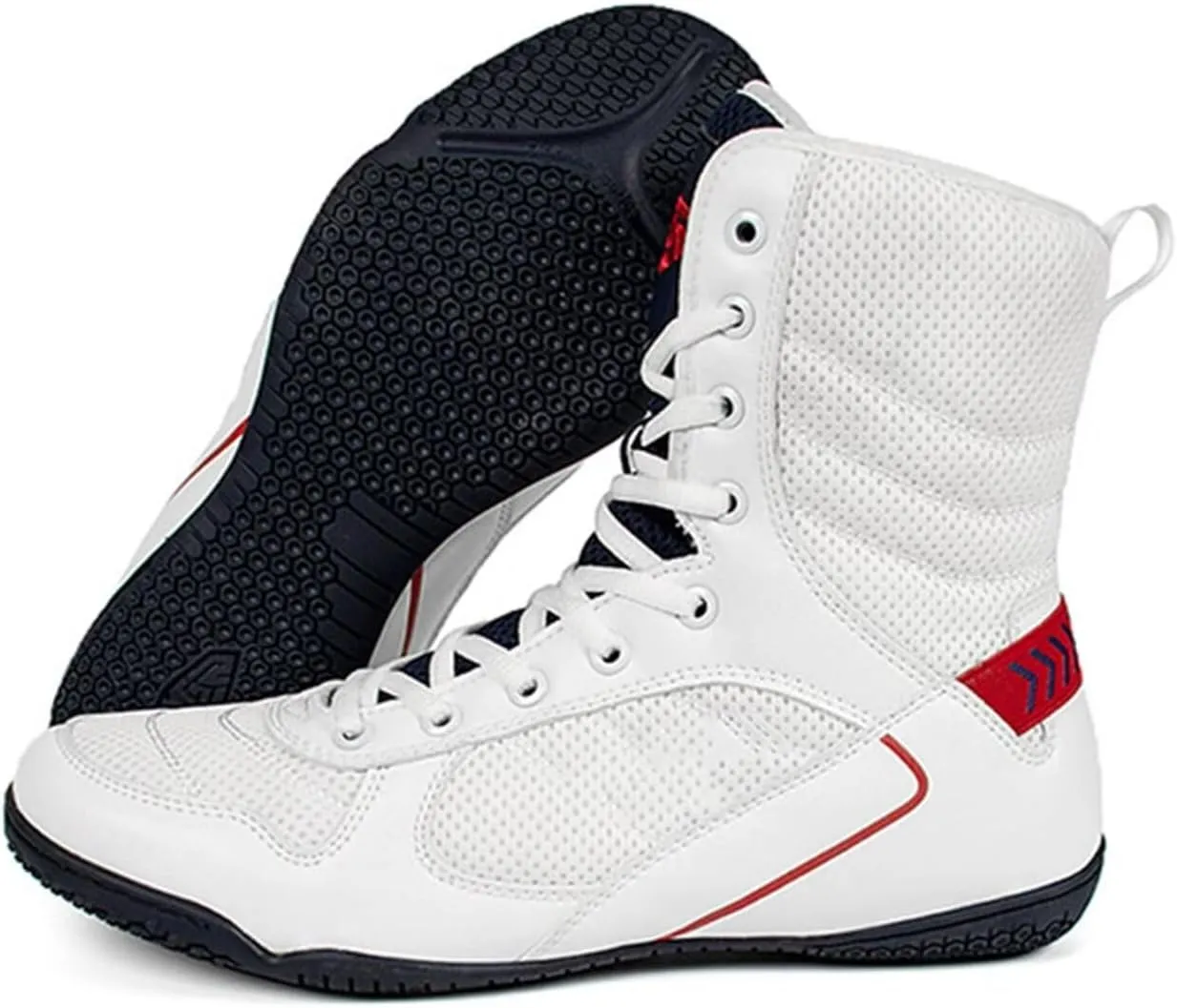 Wrestling Shoes Boxing Boots for Men Pro Fighting Boots and Training Workout Shoes Breathable Fighting Sports Training Footwear